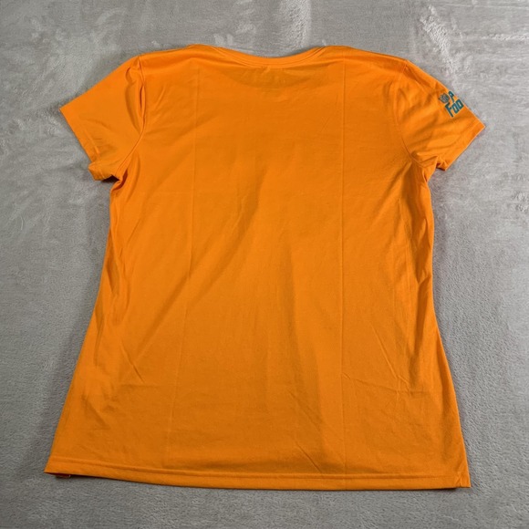 Miami Dolphins Shirt Tee Womens XL Orange NFL Football Nike‎ Dri-FIT 11-On Flag - Picture 9 of 10